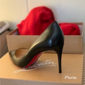 Pigalle Follies 85 Nappa Shiny - 38.5 - black - Christian Louboutin
